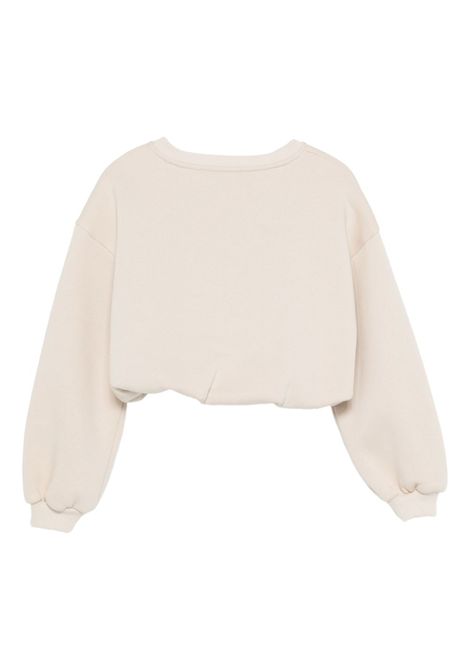Felpa crop Lù-Lù BY MISS GRANT | LL3949BEIGE